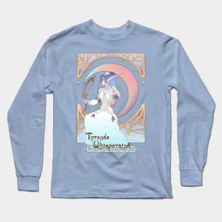 Art Nouveau Moon Goddess Long Sleeve T-Shirt